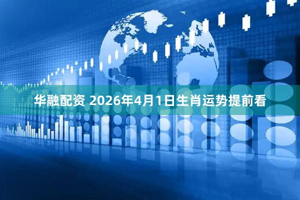 华融配资 2026年4月1日生肖运势提前看