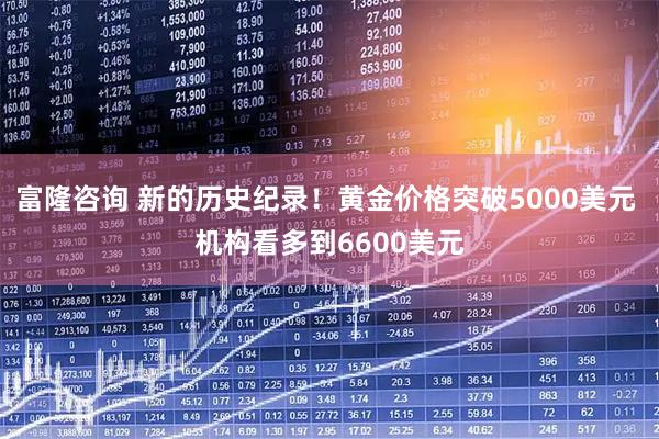 富隆咨询 新的历史纪录！黄金价格突破5000美元 机构看多到6600美元